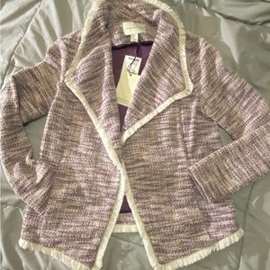 Adrienne Vittadini _tweed jacket _ Small *NWT*